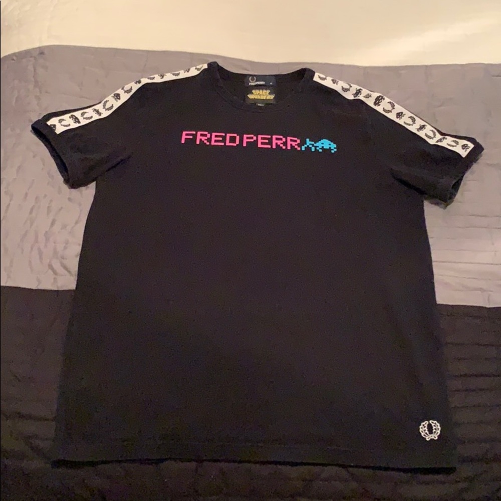 Fred Perry x Space Invaders tee